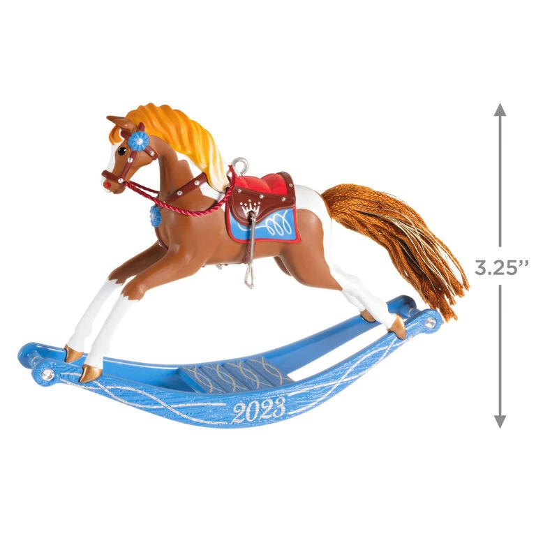 Hallmark Rocking Horse Memories 2023 Ornament 3 Hallmark Rocking Horse Memories 2023 Ornament - Image 3