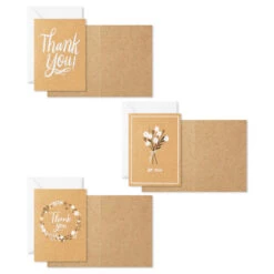 Hallmark Rustic Floral Boxed Blank Thank-You Notes Assortment, Pack Of 48 8 Hallmark Rustic Floral Boxed Blank Thank-You Notes Assortment, Pack Of 48 -Hallmark Rustic Floral Assorted Boxed ThankYou Cards 5STZ1160 03