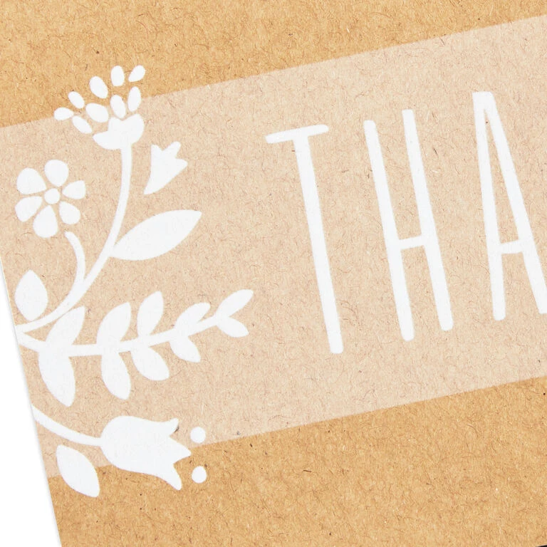 Hallmark Rustic Floral Boxed Blank Thank-You Notes Assortment, Pack Of 48 4 Hallmark Rustic Floral Boxed Blank Thank-You Notes Assortment, Pack Of 48 - Image 4