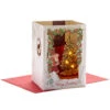 Hallmark Spirit Of Christmas Musical 3D Pop-Up Christmas Card With Light