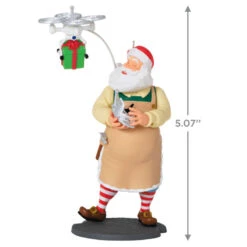 Hallmark Toymaker Santa Ornament 8 Hallmark Toymaker Santa Ornament -Hallmark Santa With Drone Keepsake Ornament 1999QXR8047 03