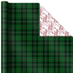 Hallmark Christmas Classics 3-Pack Reversible Wrapping Paper Assortment, 120 Sq. Ft. 10 Hallmark Christmas Classics 3-Pack Reversible Wrapping Paper Assortment, 120 Sq. Ft. -Hallmark Santa and Plaids Assorted Reversible Gift Wrap 5JXW1070 05