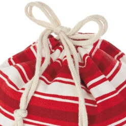 Hallmark 10" And 20" Santa And Stripes 2-Pack Fabric Christmas Gift Bags 11 Hallmark 10" And 20" Santa And Stripes 2-Pack Fabric Christmas Gift Bags -Hallmark Santa and Stripes Medium and XL Fabric Gift Bags XGB4902 06
