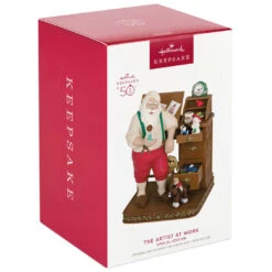 Hallmark The Artist At Work Special Edition Exclusive Ornament 9 Hallmark The Artist At Work Special Edition Exclusive Ornament -Hallmark Santa at Work Keepsake Ornament 4999QGO2827 04