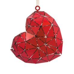 Signature Heart Metal Hallmark Ornament 7 Signature Heart Metal Hallmark Ornament -Hallmark Signature Heart Metal Christmas Ornament 1HDL2172 06
