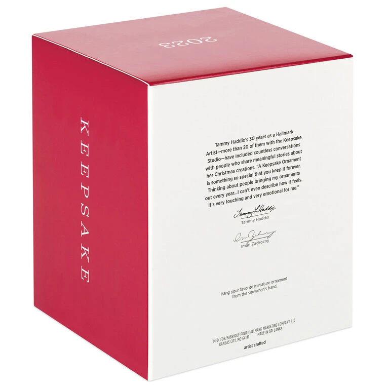 Hallmark Sweet Snowman 2023 Ornament 5 Hallmark Sweet Snowman 2023 Ornament - Image 5