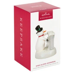 Hallmark Sing-Along Showman Snowman Musical Ornament 9 Hallmark Sing-Along Showman Snowman Musical Ornament -Hallmark Snowman at Piano Musical Keepsake Ornament 2099QGO2637 04
