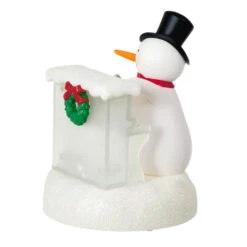 Hallmark Sing-Along Showman Snowman Musical Ornament 11 Hallmark Sing-Along Showman Snowman Musical Ornament -Hallmark Snowman at Piano Musical Keepsake Ornament 2099QGO2637 06