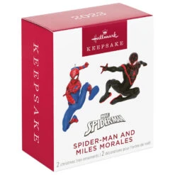Hallmark Mini Marvel Spider-Man And Miles Morales Ornaments, Set Of 2 16 Hallmark Mini Marvel Spider-Man And Miles Morales Ornaments, Set Of 2 -Hallmark Spiderman Miles Morales Keepsake Ornaments 1999QXM9337 06