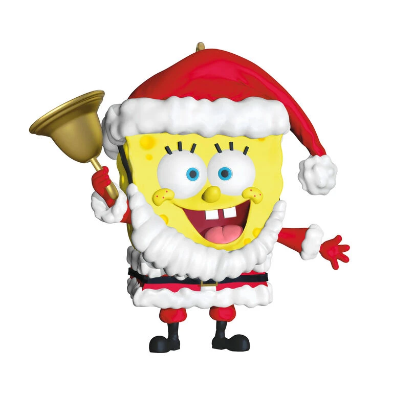 Hallmark Nickelodeon SpongeBob SquarePants Santa Ornament 1 Hallmark Nickelodeon SpongeBob SquarePants Santa Ornament