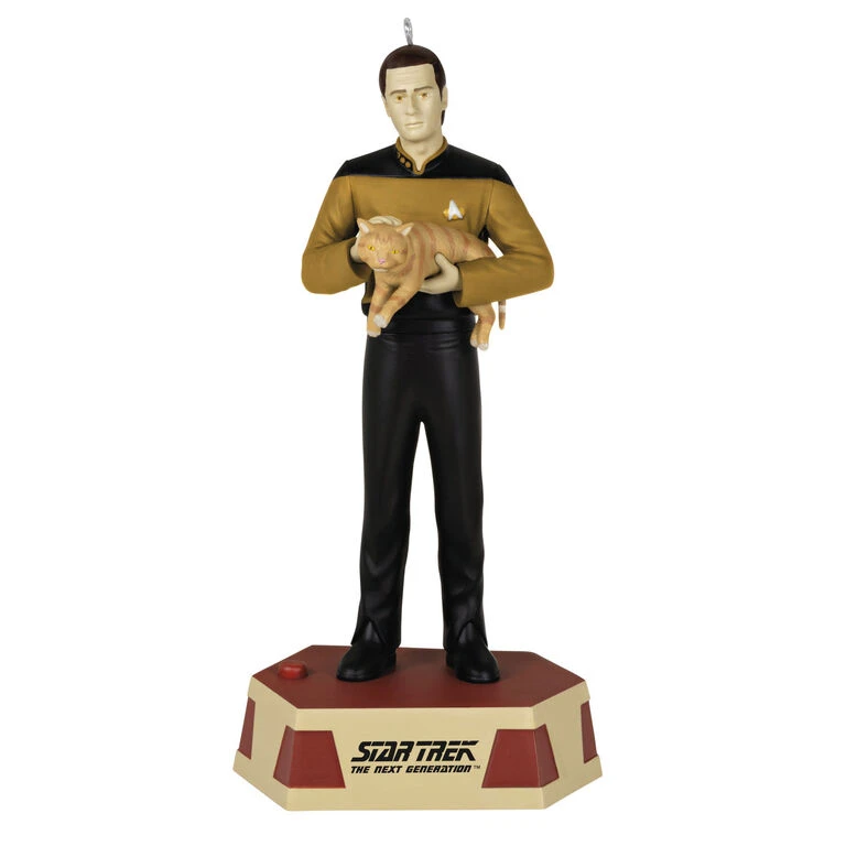 Hallmark Star Trek™: The Next Generation Data's Ode To Spot Ornament With Sound 1 Hallmark Star Trek™: The Next Generation Data's Ode To Spot Ornament With Sound