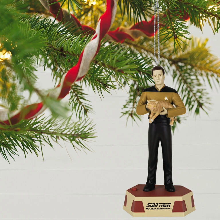 Hallmark Star Trek™: The Next Generation Data's Ode To Spot Ornament With Sound 2 Hallmark Star Trek™: The Next Generation Data's Ode To Spot Ornament With Sound - Image 2
