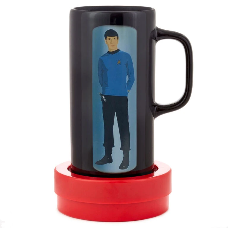 Hallmark Star Trek™ Spock Transporter Color-Changing Mug With Sound, 13 Oz. 1 Hallmark Star Trek™ Spock Transporter Color-Changing Mug With Sound, 13 Oz.