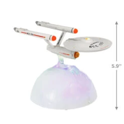 Hallmark Star Trek™ U.S.S. Enterprise NCC-1701 Tabletop Decoration With Light And Sound -Hallmark Star Trek Starship Enterprise Keepsake Decoration 1QFM3947 03