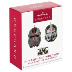 Hallmark Mini Star Wars: The Bad Batch™ Hunter™ And Wrecker™ Ornaments, Set Of 2 -Hallmark Star Wars Bad Batch Hunter Wrecker Keepsake Ornaments 1999QXM9309 04