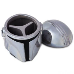 Hallmark Star Wars: The Mandalorian™ Helmet Sculpted Ceramic Caddy 6 Hallmark Star Wars: The Mandalorian™ Helmet Sculpted Ceramic Caddy -Hallmark Star Wars Mandalorian Sculpted Helmet Ceramic Jar 1SHP2163 03