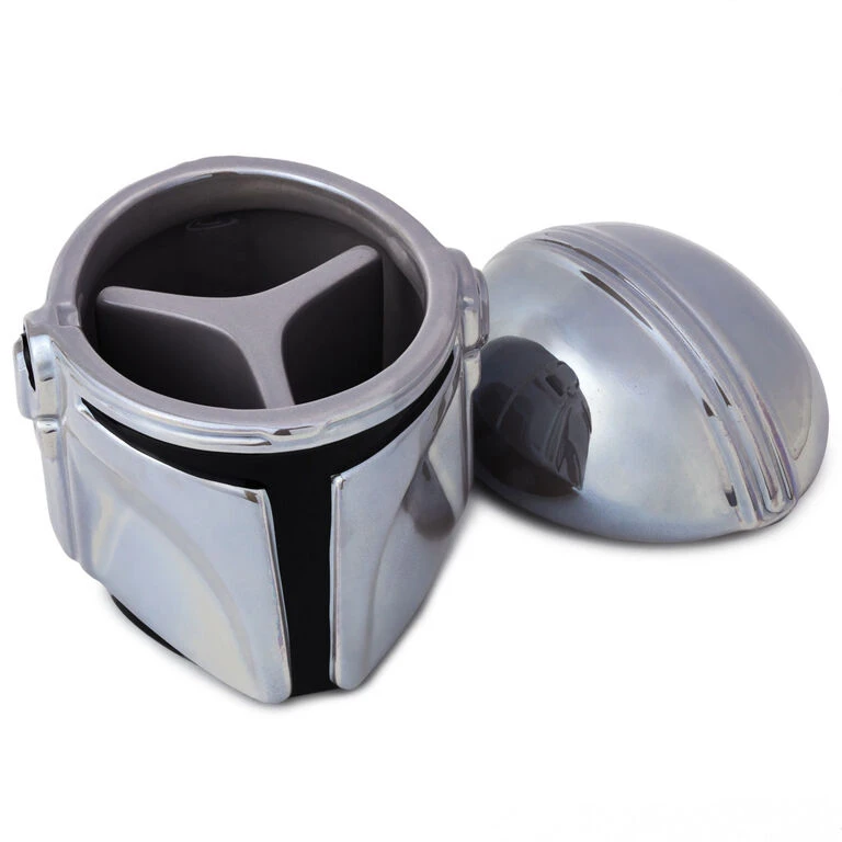Hallmark Star Wars: The Mandalorian™ Helmet Sculpted Ceramic Caddy 3 Hallmark Star Wars: The Mandalorian™ Helmet Sculpted Ceramic Caddy - Image 3