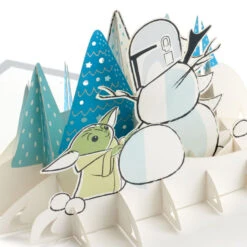 Hallmark Star Wars: The Mandalorian™ Grogu™ Warm Wishes 3D Pop-Up Holiday Card 13 Hallmark Star Wars: The Mandalorian™ Grogu™ Warm Wishes 3D Pop-Up Holiday Card -Hallmark Star Wars The Mandalorian Grogu 3D PopUp Holiday Card 1499XXH9985 04