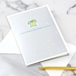 Hallmark Star Wars: The Mandalorian™ Grogu™ Warm Wishes 3D Pop-Up Holiday Card 16 Hallmark Star Wars: The Mandalorian™ Grogu™ Warm Wishes 3D Pop-Up Holiday Card -Hallmark Star Wars The Mandalorian Grogu 3D PopUp Holiday Card 1499XXH9985 07