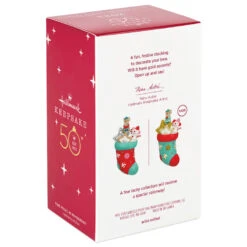 Hallmark Stocking Stuffers Surprise Mystery 2023 Exclusive Ornament -Hallmark Stocking With Mouse and Star Cookie Keepsake Ornament 1999QXC5619 06