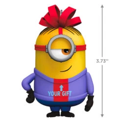 Hallmark Minions The Gift Of Stuart Musical Ornament 8 Hallmark Minions The Gift Of Stuart Musical Ornament -Hallmark Stuart in Ugly Christmas Sweater Keepsake Ornament 1899QXI7397 03