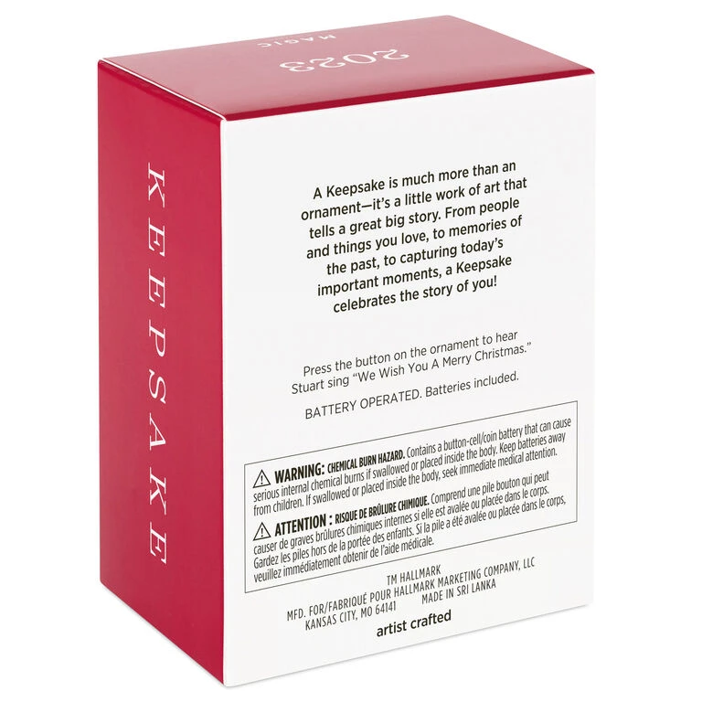 Hallmark Minions The Gift Of Stuart Musical Ornament 5 Hallmark Minions The Gift Of Stuart Musical Ornament - Image 5