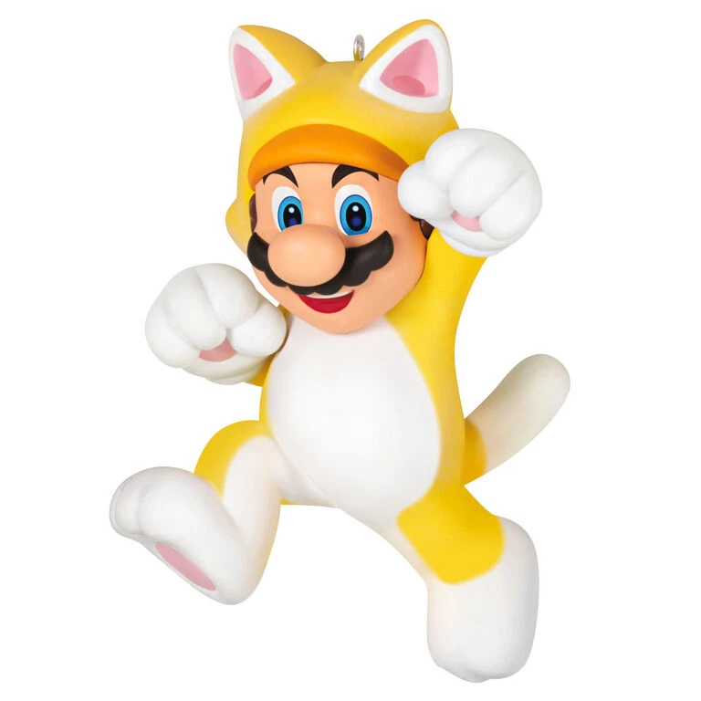 Hallmark Nintendo Super Mario™ Powered Up With Mario Cat Ornament 1 Hallmark Nintendo Super Mario™ Powered Up With Mario Cat Ornament