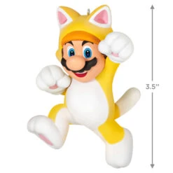 Hallmark Nintendo Super Mario™ Powered Up With Mario Cat Ornament 8 Hallmark Nintendo Super Mario™ Powered Up With Mario Cat Ornament -Hallmark Super Mario Cat Keepsake Ornament 1899QXR8199 03