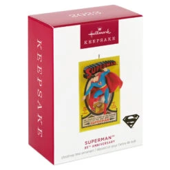 Hallmark DC™ 85th Anniversary Superman™ Ornament -Hallmark Superman Comic Book Keepsake Ornament 1999QXI6109 04
