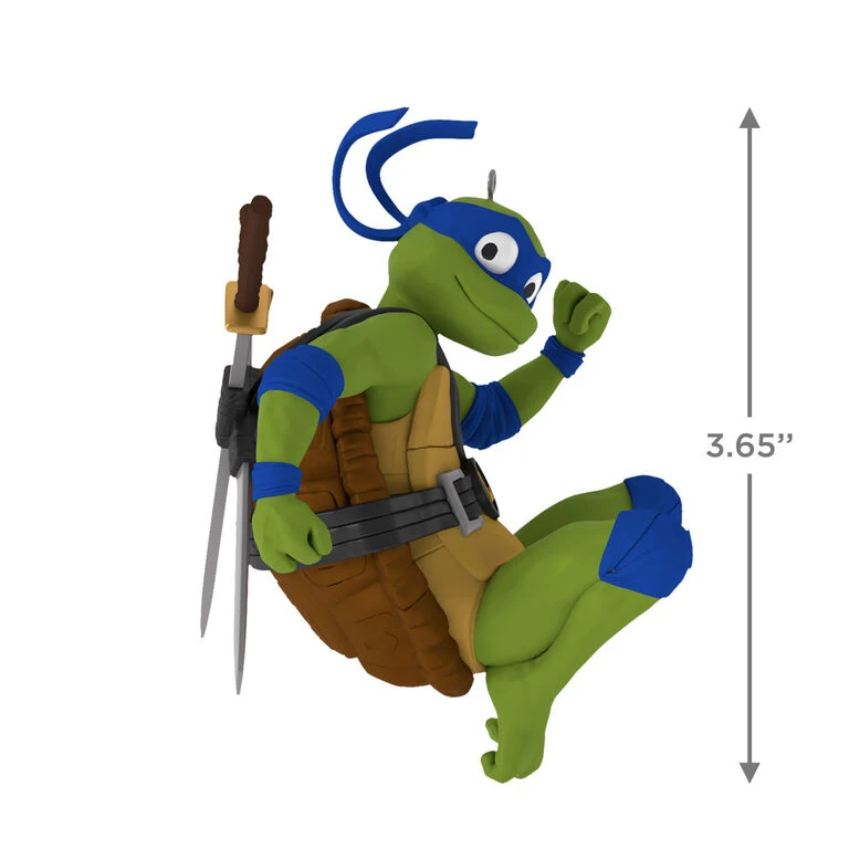 Hallmark Teenage Mutant Ninja Turtles: Mutant Mayhem Leonardo Ornament 3 Hallmark Teenage Mutant Ninja Turtles: Mutant Mayhem Leonardo Ornament - Image 3