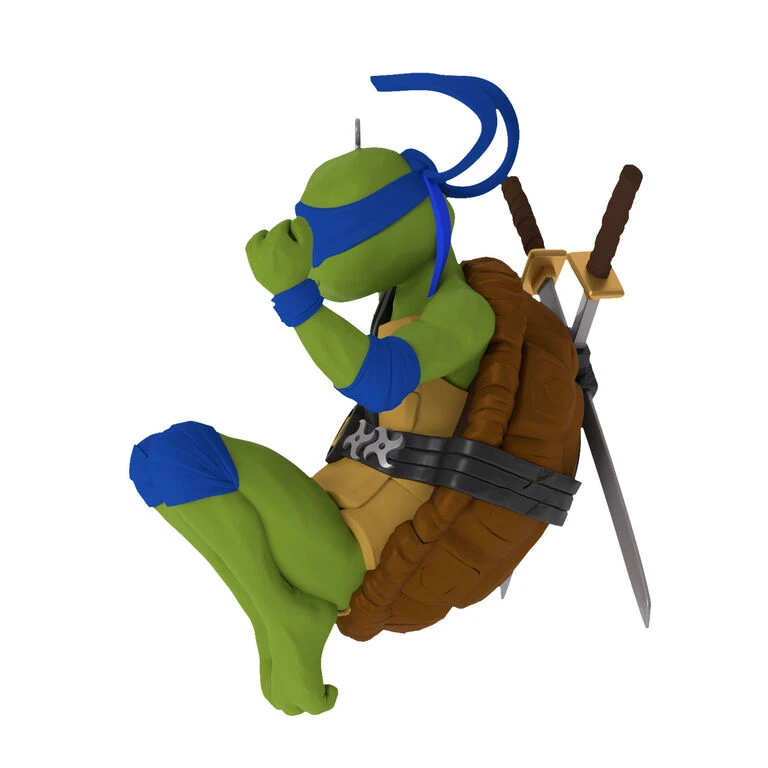 Hallmark Teenage Mutant Ninja Turtles: Mutant Mayhem Leonardo Ornament 6 Hallmark Teenage Mutant Ninja Turtles: Mutant Mayhem Leonardo Ornament - Image 6