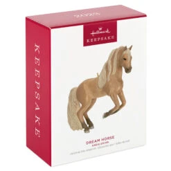 Hallmark Andalusian Dream Horse Ornament -Hallmark Tan Horse Keepsake Ornament 1799QGO2709 04