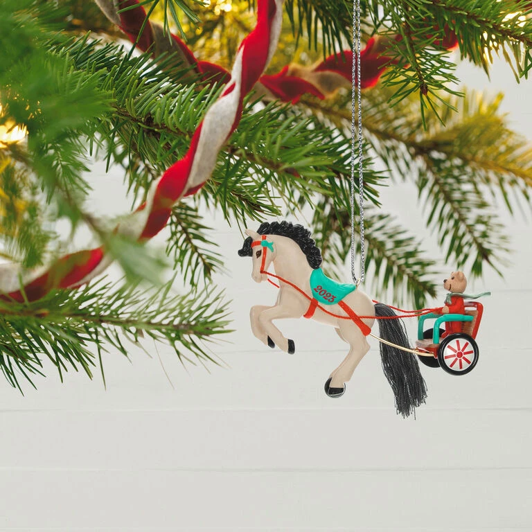 Hallmark A Pony For Christmas 2023 Ornament 2 Hallmark A Pony For Christmas 2023 Ornament - Image 2