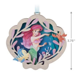 Hallmark Disney The Little Mermaid Ariel And Friends Papercraft Ornament -Hallmark The Little Mermaid and Friends Keepsake Ornament 1999QXD6579 03