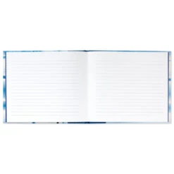 Hallmark Blue Shibori Print Guest Book 6 Hallmark Blue Shibori Print Guest Book -Hallmark Tie Dye Blue Guest Book 1EDY3150 03
