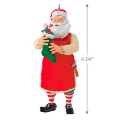 Hallmark Toymaker Santa Surprise Mystery Ornament 12 Hallmark Toymaker Santa Surprise Mystery Ornament -Hallmark Toymaker Santa Holding Stocking Keepsake Ornament 1999QGO2967 04