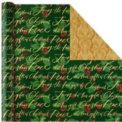 Hallmark Traditional Christmas 4-Pack Reversible Wrapping Paper Rolls, 150 Sq. Ft. -Hallmark Traditional Christmas 4Pack Reversible Wrapping Paper Rolls 150 sq ft root 5JXW1738 JXW1738 1470 5.jpg Source Image