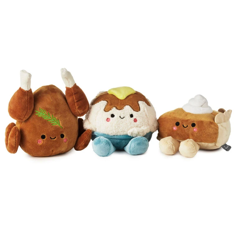 Hallmark Better Together Holiday Feast Magnetic Plush, Set Of 3 1 Hallmark Better Together Holiday Feast Magnetic Plush, Set Of 3