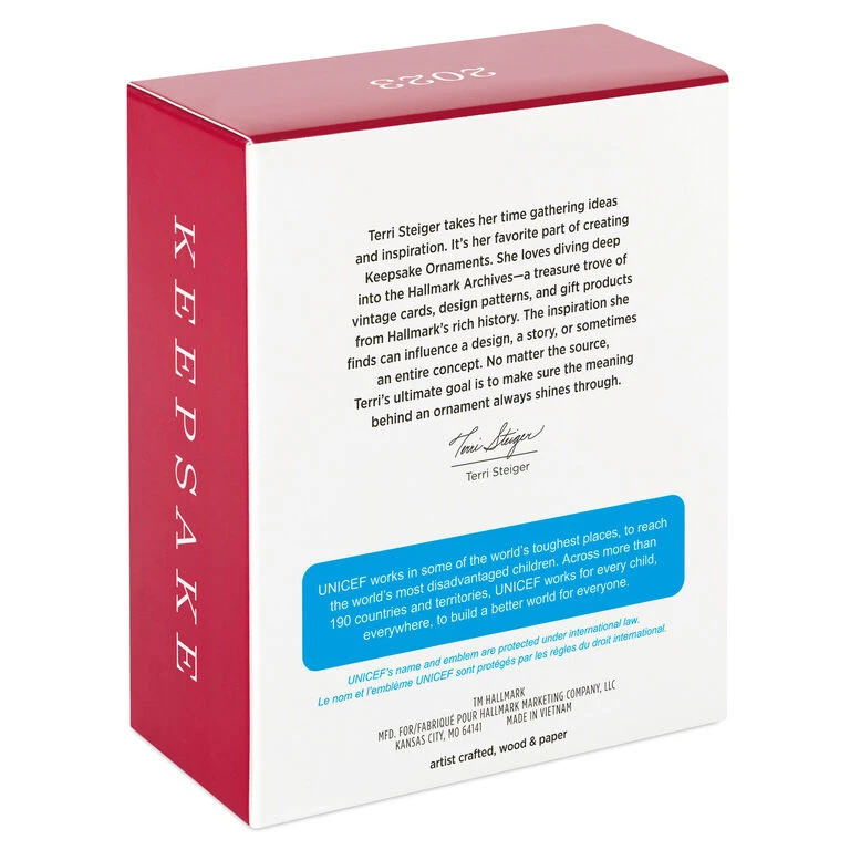 Hallmark UNICEF Every Color Of Amazing Papercraft Ornament 5 Hallmark UNICEF Every Color Of Amazing Papercraft Ornament - Image 5