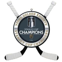 Hallmark NHL® Vegas Golden Knights® 2023 Stanley Cup® Champions Hockey Ornament