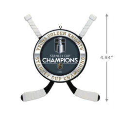 Hallmark NHL® Vegas Golden Knights® 2023 Stanley Cup® Champions Hockey Ornament 6 Hallmark NHL® Vegas Golden Knights® 2023 Stanley Cup® Champions Hockey Ornament -Hallmark Vegas Golden Knights Stanley Cup Keepsake Ornament 2499QHR1263 03