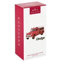 Hallmark Fire Brigade 1956 Dodge Fire Engine 2023 Ornament With Light 9 Hallmark Fire Brigade 1956 Dodge Fire Engine 2023 Ornament With Light -Hallmark Vintage Fire Truck Keepsake Ornament 2799QXR8167 04