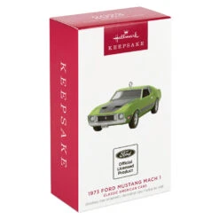 Hallmark Classic American Cars 1973 Ford Mustang Mach 1 2023 Metal Ornament -Hallmark Vintage Ford Mustang Car Keepsake Ornament 2199QXR8157 04