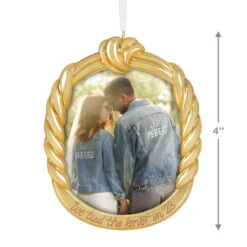 Hallmark We Tied The Knot! 2023 Metal Photo Frame Ornament 8 Hallmark We Tied The Knot! 2023 Metal Photo Frame Ornament -Hallmark We Tied the Knot Picture Frame Keepsake Ornament 1999QHX3059 03