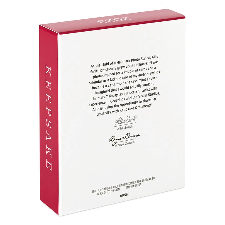 Hallmark We Tied The Knot! 2023 Metal Photo Frame Ornament 5 Hallmark We Tied The Knot! 2023 Metal Photo Frame Ornament - Image 5