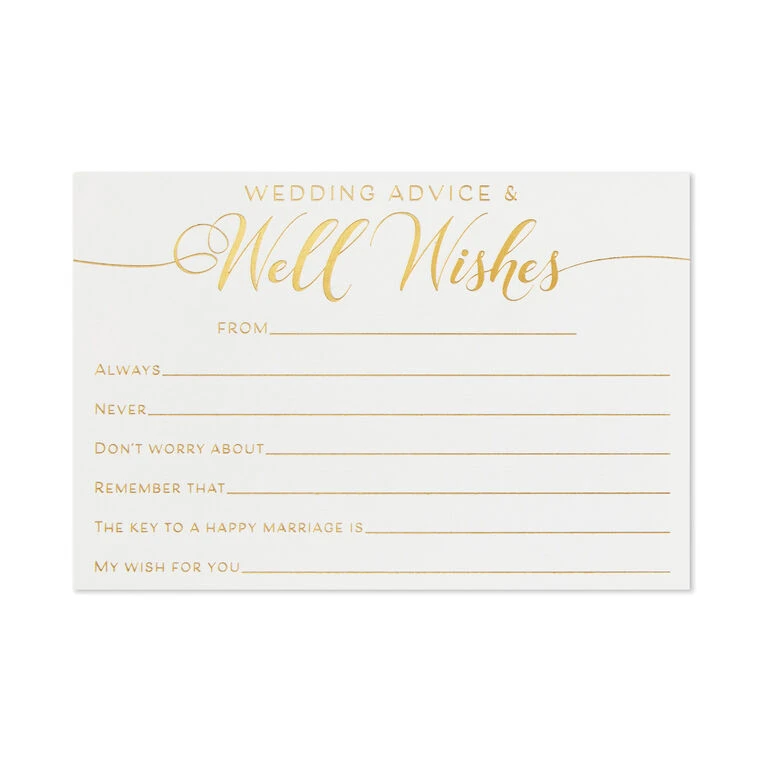Hallmark Wedding Advice And Well Wishes Note Cards, Pack Of 24 2 Hallmark Wedding Advice And Well Wishes Note Cards, Pack Of 24 - Image 2
