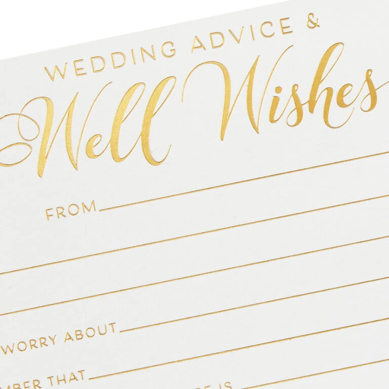 Hallmark Wedding Advice And Well Wishes Note Cards, Pack Of 24 3 Hallmark Wedding Advice And Well Wishes Note Cards, Pack Of 24 - Image 3