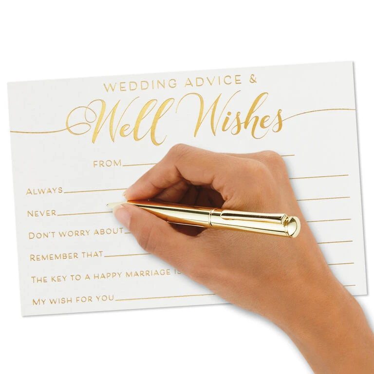Hallmark Wedding Advice And Well Wishes Note Cards, Pack Of 24 4 Hallmark Wedding Advice And Well Wishes Note Cards, Pack Of 24 - Image 4