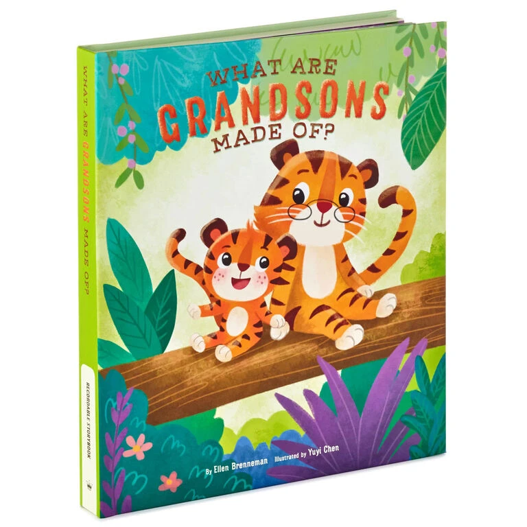 Hallmark What Are Grandsons Made Of? Recordable Storybook 1 Hallmark What Are Grandsons Made Of? Recordable Storybook