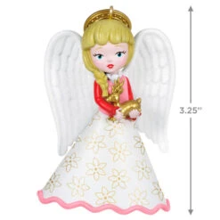 Hallmark Heirloom Angels Ornament 8 Hallmark Heirloom Angels Ornament -Hallmark White Pink Angel Keepsake Ornament 1699QXR8197 03